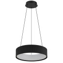 Globo 15924S LED závěsné stropní svítidlo KEMP  | 45W integrovaný LED zdroj | 1600lm | 2700/4000/6000K | černá