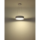 Globo 15924W LED závěsné stropní svítidlo KEMP  | 45W integrovaný LED zdroj | 1800lm | 2700/4000/6000K | bílá