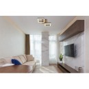 Globo 67280-18 LED přisazené stropní svítidlo Kerry 1x18W | 1200lm | 3000K - opál, hnědá, černá