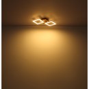 Globo 67280-18 LED přisazené stropní svítidlo Kerry 1x18W | 1200lm | 3000K - opál, hnědá, černá