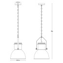 Globo 15282 závěsné stropní svítidlo Kutum 1x40W | E27