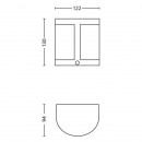 Philips 17316/47/16 LED venkovní nástěnné svítidlo s pohybovým čidlem Parrot 1x3W|2700K|IP44