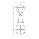Philips 15472/31/16 LED venkovní lampa Robin 1x4.5W|2700K|IP44