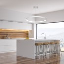 Zuma Line LA0716/1-WH LED závěsné stropní svítidlo CIRCLE | 50W integrovaný LED zdroj