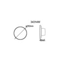 Globo LAMONT 34314W LED nástěnné svítidlo | 15W LED | 1200lm