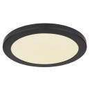 Globo 12379-24B LED stropní svítidlo Lasse 1x24W | 1800lm | 3000-4000-6500K - černá