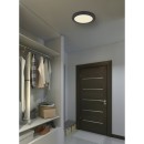 Globo 12379-24B LED stropní svítidlo Lasse 1x24W | 1800lm | 3000-4000-6500K - černá
