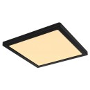 Globo 12380-24B LED stropní svítidlo Lasse 1x24W | 2000lm | 3000-4000-6500K - černá, opál