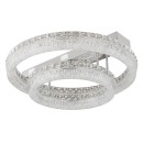 Globo 67387-60D LED přisazené stropní svítidlo LAUREL  | 60W integrovaný LED zdroj | 4900lm | 2700-6000K | dálkové ovládání | stmívač | chrom
