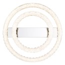 Globo 67387-60D LED přisazené stropní svítidlo LAUREL  | 60W integrovaný LED zdroj | 4900lm | 2700-6000K | dálkové ovládání | stmívač | chrom