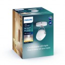 Philips 50611/31/P0 LED přisazené stropní bodové svítidlo Rivano 1x4,3W | 400lm | 2700K - EyeComfort, bílá