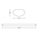 Philips 31245/31/P3 LED svítidlo Softline 1x50W | 5300lm | 4000K - bílá