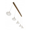 LED závěsné stropní svítidlo - lustr Philips ATTILIO 5x6W -> nahrazuje 100W  - bronz