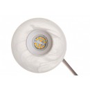 LEDKO 00224 LED stojací lampa 1x5W | 400lm | 3000K - chrom