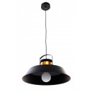 LEDKO 00233 závěsné stropní svítidlo 1x60W | E27 - černé