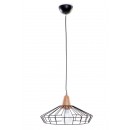 LEDKO 00254 závěsné stropní svítidlo 1x60W | E27- černé