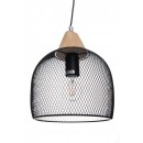 závěsné drátěné svítidlo Ledko E27 60W - černé