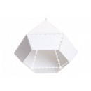 závěsné kovové svítidlo Ledko E27 60W - bílé