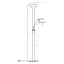 Globo GLB59020B LED stojací lampa LEONAS | 20W integrovaný LED zdroj | 1690lm | 3000K