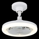 Globo 03680W LED ventilátor s osvětlením LIDEA  | 20W integrovaný LED zdroj | 1480lm | 3000-6500K | dálkové ovládání | stmívač | ventilátor | bílá