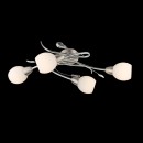 Globo 60209-4 přisazené stropní svítidlo Lilly 4x40W | E14 - chrom, matný nikl, opál