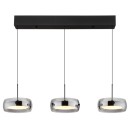 Globo 16058-3 LED závěsné stropní svítidlo LIVION  | 30W integrovaný LED zdroj | 2400lm | 3000K | černá