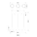 Globo 16058-3 LED závěsné stropní svítidlo LIVION  | 30W integrovaný LED zdroj | 2400lm | 3000K | černá