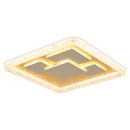 Globo 48476-40 LED přisazené stropní svítidlo LORAINE  | 40W integrovaný LED zdroj | 3450lm | 3000K | zlatá