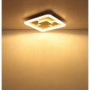 Globo 48476-40 LED přisazené stropní svítidlo LORAINE  | 40W integrovaný LED zdroj | 3450lm | 3000K | zlatá