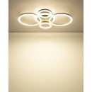 Globo 48039-40CO LED přisazené stropní svítidlo LORETTA  | 40W integrovaný LED zdroj | 2646lm | 3000/4000/6000K | hnědá