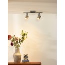 Lucide 05913/10/36 LED stropní bodové svítidlo Conni 2x5W | GU10 | 640lm | 3000K - šedá