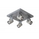 Lucide 05913/19/36 LED stropní bodové svítidlo Conni 4x5W | GU10 | 1280lm | 3000K - šedá