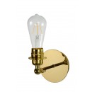 Lucide 08223/01/01 LED nástěnné svítidlo Retro 1x5W | E27 | 550lm | 2700K - mosaz