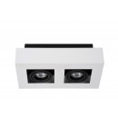 Lucide 09119/10/31 LED stropní bodové svítidlo Xirax 2x5W | GU10 | 640lm | 3000K - bílá