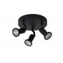 Lucide 11903/15/30 LED stropní bodové svítidlo Jaster 3x5W | GU10 | 1050lm | 2700K - černá