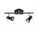 Lucide 12910/10/30 LED stropní bodové svítidlo Brackx 2x5W | GU10 | 640lm | 3000K - černá