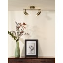 Lucide 13955/10/03 LED stropní bodové svítidlo Caro 2x5W | GU10 | 700lm | 2700K - bronz