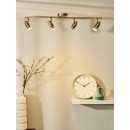 Lucide 13955/20/03 LED stropní svítidlo Caro 4x5W | GU10 | 1400lm | 2700K - bronz