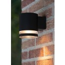 Lucide 14880/05/30 LED venkovní nástěnné svítidlo Basco 1x5W | GU10 | 350lm | 2700K | IP54 - černá