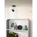 Lucide 16955/05/30 LED stropní svítidlo Samba 1x4,5W | GU10 | 320lm | 3000K - černá