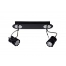 Lucide 16955/10/30 LED stropní bodové svítidlo Samba 2x4,5W | GU10 | 640lm | 3000K - černá