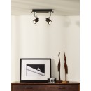 Lucide 16955/10/30 LED stropní bodové svítidlo Samba 2x4,5W | GU10 | 640lm | 3000K - černá