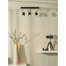 Lucide 16955/15/30 LED stropní svítidlo Samba 3x4,5W | GU10 | 960lm | 3000K - černá