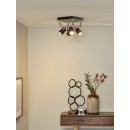 Lucide 16955/20/30 LED přisazené stropní bodové svítidlo Samba 4x4,5W | GU10 | 1280lm | 3000K - černá