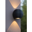 Lucide 17804/06/30 LED venkovní nástěnné svítidlo Ayo 2x3W | 288lm | 2700K | IP54 - černá