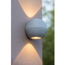 Lucide 17804/06/36 LED venkovní nástěnné svítidlo Ayo 2x3W | 288lm | 2700K | IP54 - šedá