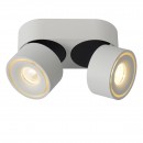 Lucide 35911/16/31 LED stropní spotové svítidlo Yumiko 2x8W | 2x627lm | 2700K - bílé