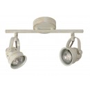 Lucide 77974/10/21 LED stropní svítidlo Cigal 2x5W | GU10 | 700lm | 2700K - starožitná bílá
