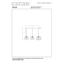 Lucide L004290330 závěsné stropní svítidlo FILOX E27