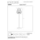 Lucide L038458172 stojací lampa NERIDA E27